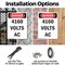Signmission 4160 Volts AC Danger Sign, Plastic, 10in W x 14in L, 2PK OS-2PACK-DS-P-1014-V-1953 - alternate 3